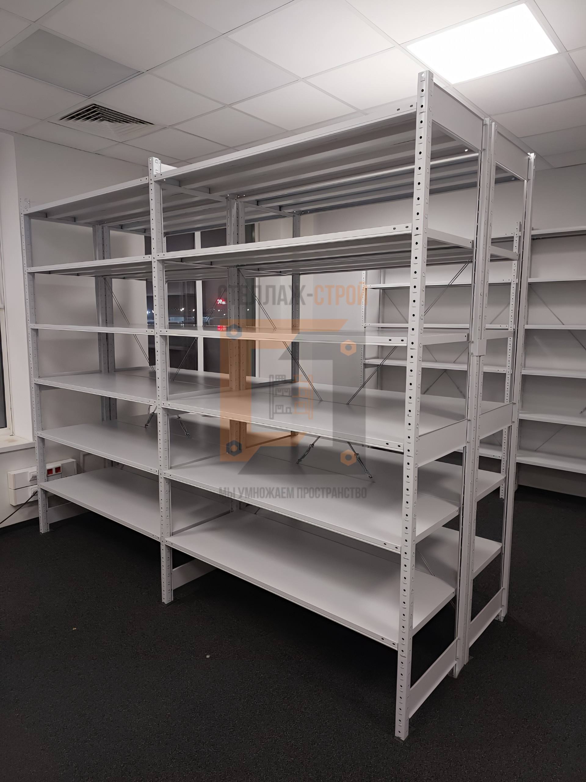 Сборно-разборная средне-грузовая модель металлических стеллажей - Самус